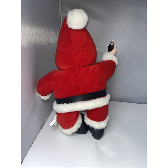 Christmas Holiday 1988 Goldsmith Santa Claus Doll with Coca-Cola Bottle Vintage - Picture 6 of 11
